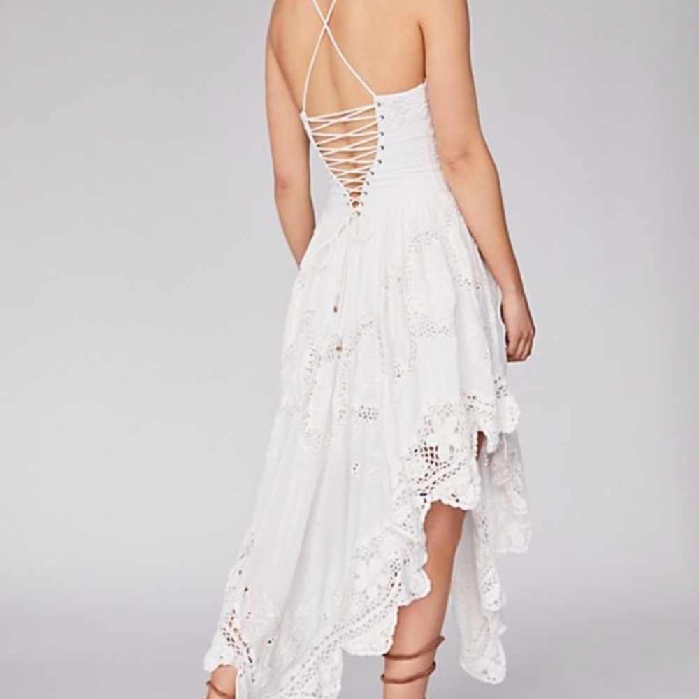 Free People Love To Love You Cutwork Dress - Picture 2 of 7